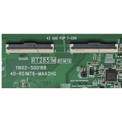 MAIN PARA TV SMART TV TCL 4K•UHD•HDR•ANDROID / NUMERO DE PARTE 30800-000263 / 40-R51MT6-MAA2HG / 11602-500188 / V8-R51MT02-LF / Z2C101002457 / DISPLAY T430QVN03.0 / MODELO 43S434 - Imagen 3